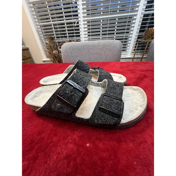 Birkenstock Arizona Wool Felt Rivet Sandals Slides Dark Gray EU 40 (L9, M7) main image 7
